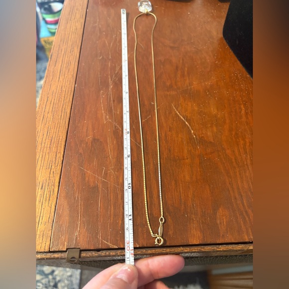 Napier Vintage Gold Rose Pendant Necklace - Picture 5 of 5